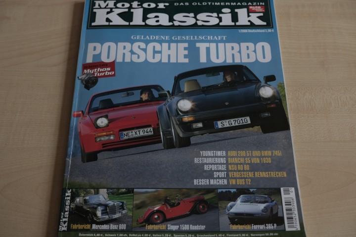Deckblatt Motor Klassik (01/2006)